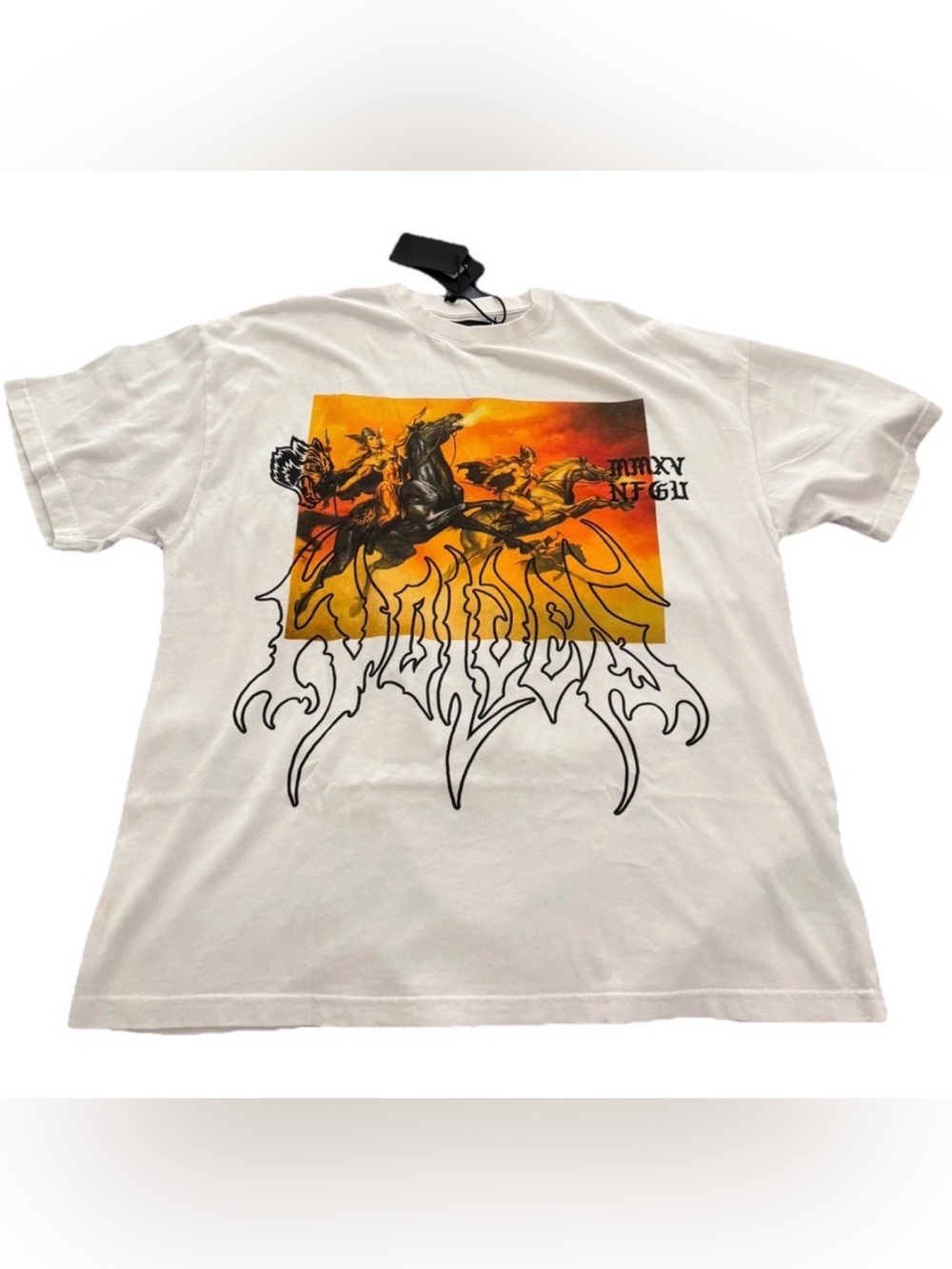 Darc Sport Mens Until Valhalla Valkyrie White Graphic Shirt Large 134 Of 1000